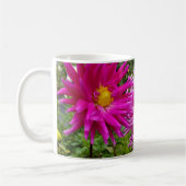 Pinke Blumen Kaffeetasse (Links)
