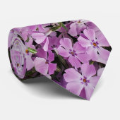 Pinke Blumen Krawatte (Gerollt)