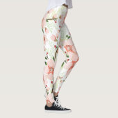 Pinke Blumen Leggings (Rechts)