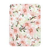 Pinke Blumen Magnet (Vertikal)