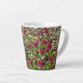 Pinke Blumen Milchtasse (Rechte Ecke)