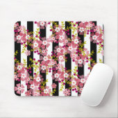 Pinke Blumen Mousepad (Mit Mouse)