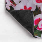 Pinke Blumen Mousepad (Ecke)