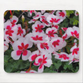 Pinke Blumen Mousepad (Vorne)