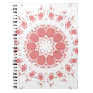 PINKE BLUMEN NOTIZBLOCK