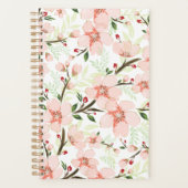 Pinke Blumen Planer (Vorderseite)