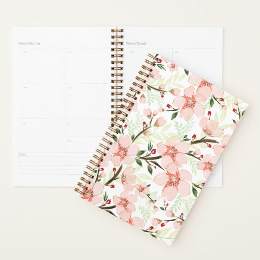 Pinke Blumen Planer (Anzeige)