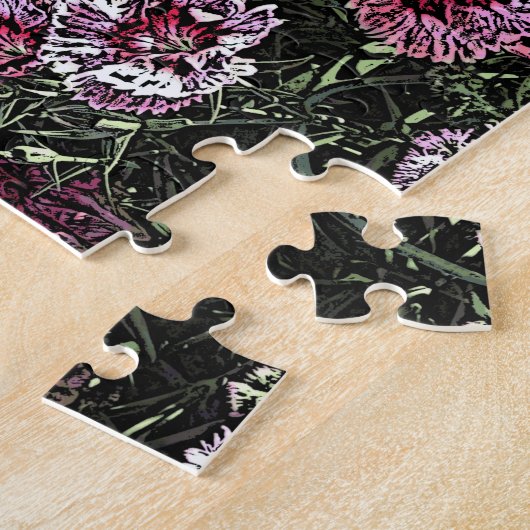 PINKE BLUMEN PUZZLE (Seite)