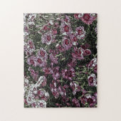 PINKE BLUMEN PUZZLE (Vertikal)