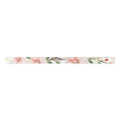 Pinke Blumen Satinband (Vorderseite)