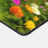 Pinke Blumen Schreibtischunterlage (Ecke)