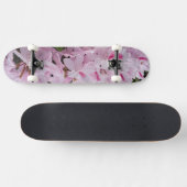 Pinke Blumen Skateboard (Horizontal)
