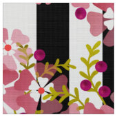 Pinke Blumen Stoff (Nahaufnahme)