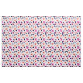 Pinke Blumen Stoff (Yard (91,4 cm))