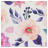 Pinke Blumen Stoff (Nahaufnahme)