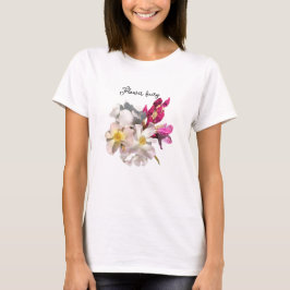 Pinke Blumen T-Shirt