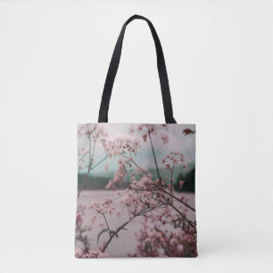 PINKE BLUMEN TASCHE