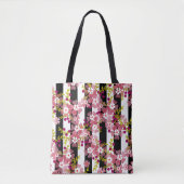 Pinke Blumen Tasche (Vorderseite)