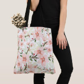 Pinke Blumen Tasche (Von Nahem)