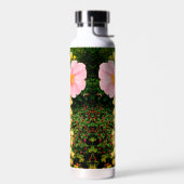 Pinke Blumen Trinkflasche (Links)