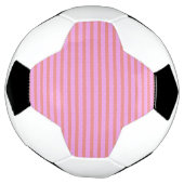 Pinke geometrische Streifen Fußball (Gedreht)