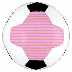Pinke geometrische Streifen Fußball
