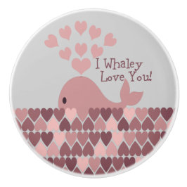 Pinke I Whaley Liebe Sie! Keramikknauf