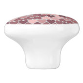 Pinke I Whaley Liebe Sie! Keramikknauf (Seitenansicht)