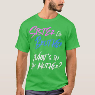 Pinke oder blaues Geschlecht R T-Shirt