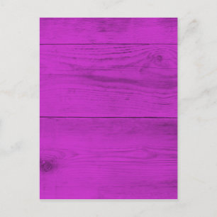 Pinke Wood Structure Postkarte