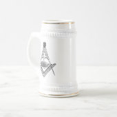 Pinkelati Bierglas (Vorderseite Links)