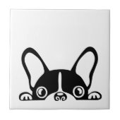 Pinkelhund Fliese (Vorderseite)