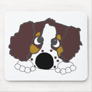 Pinkeln in der Leber weiß und braun Mousepad
