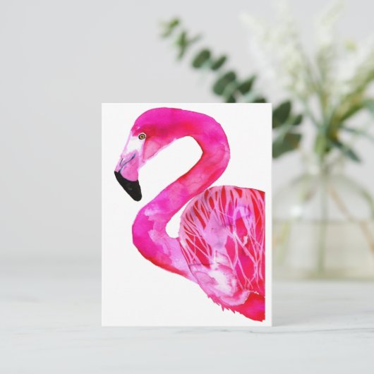 PINKEN POSTKARTE (Stehend Vorderseite)