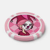 Pinker Joker Pokerchips (Einzeln)