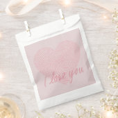 PINKER TRAUM | Ich liebe dich Geschenktütchen (Ausgeschnitten)