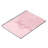 PINKER TRAUM | Ich liebe dich Notizblock (Linke Seite)