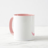 Pinkery Mustache Tasse (Vorderseite Links)