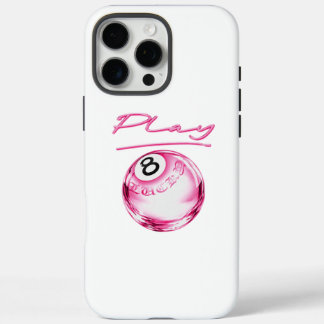 Pinkes 8-Ball-Handyhülle – Süßes ästhetisches Desi iPhone 16 Pro Max Hülle