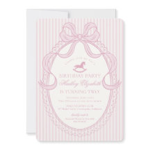 Pinkes Coquette-Band-Wippe-Hochzeitstag