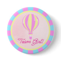 Pinkes Heißluftballon-Geschlecht-Enthüllungs-Team