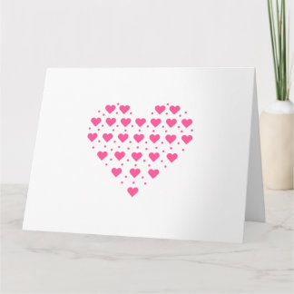 Pinkes Herz Karte