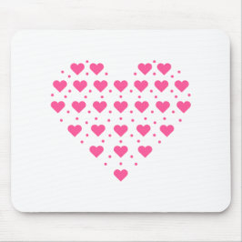 Pinkes Herz Mousepad