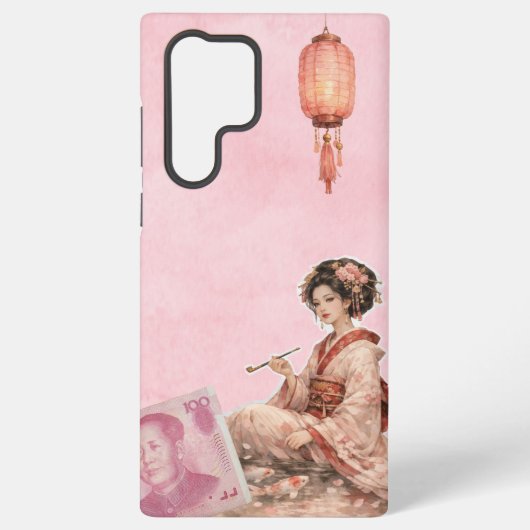 Pinkes Junk Journal Samsung Case Galaxy Hülle (Rückseite)
