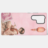 Pinkes Junk Journal Samsung Case Galaxy Hülle (Rückseite (Horizontal))