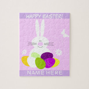 Pinkes Kinder Ostern Puzzle