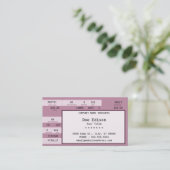 pinkes Konzert Ticket (Stehend Vorderseite)