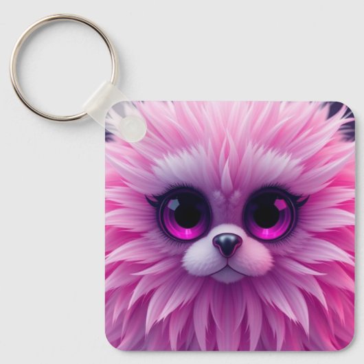 Pinkes One Schlüsselanhänger (Vorderseite)