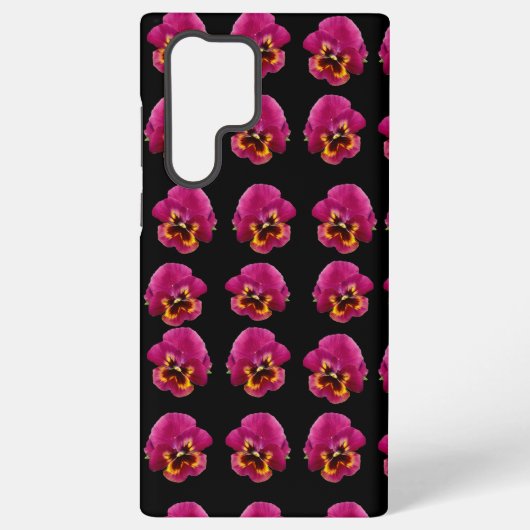Pinkes Stiefmütterchen-Leidenschaft, Samsung Galaxy Hülle (Rückseite)