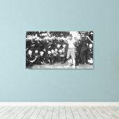 Pinkey Cosbey Vorbereitung für eine Boxmatte Leinwanddruck (Insitu (Holzboden))